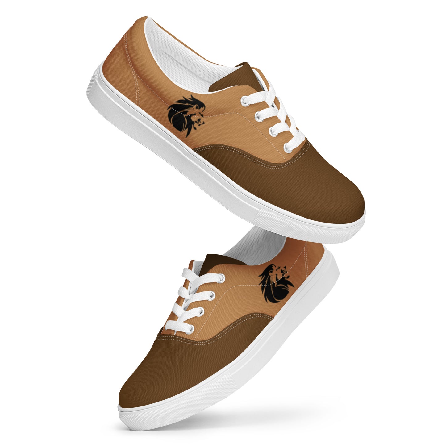 Women’s lace-up canvas shoes