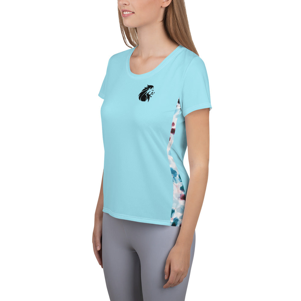 All-Over Print Women's Athletic T-shirt