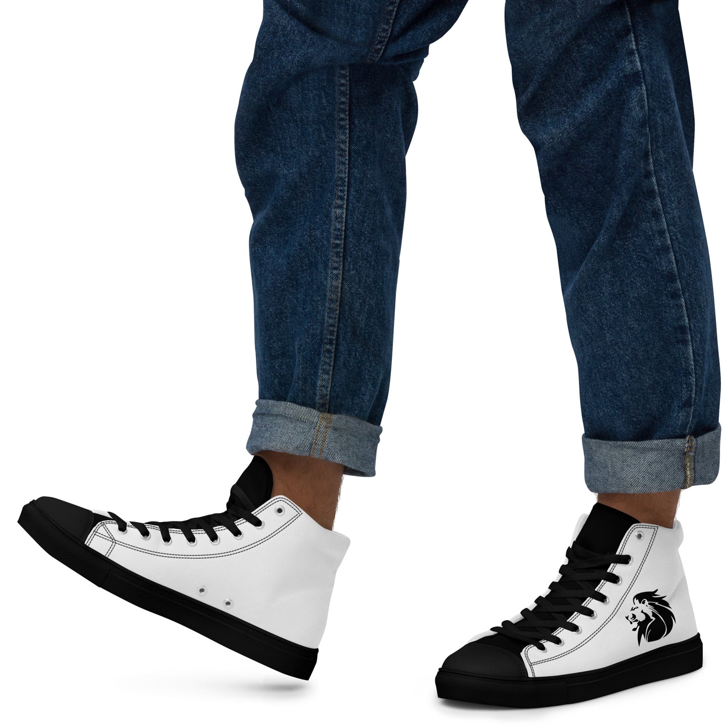 Men’s high top canvas shoes
