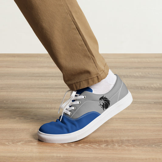 Men’s lace-up canvas shoes