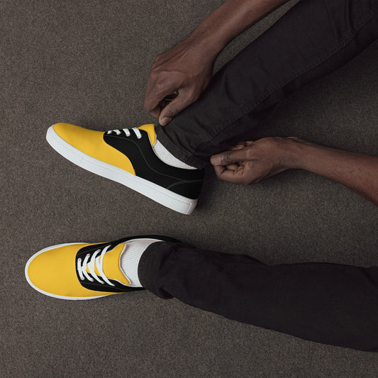 Men’s lace-up canvas shoes