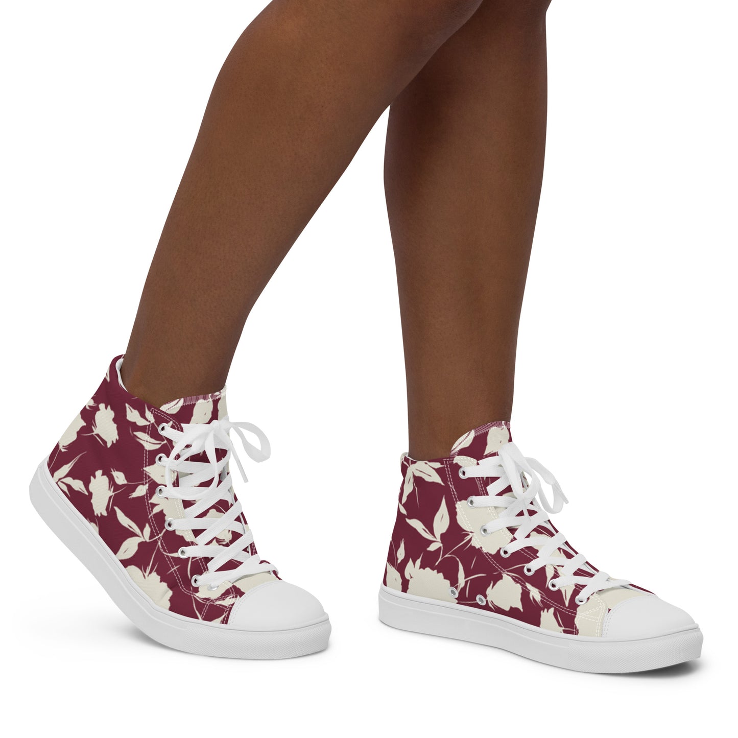 Women’s high top canvas shoes