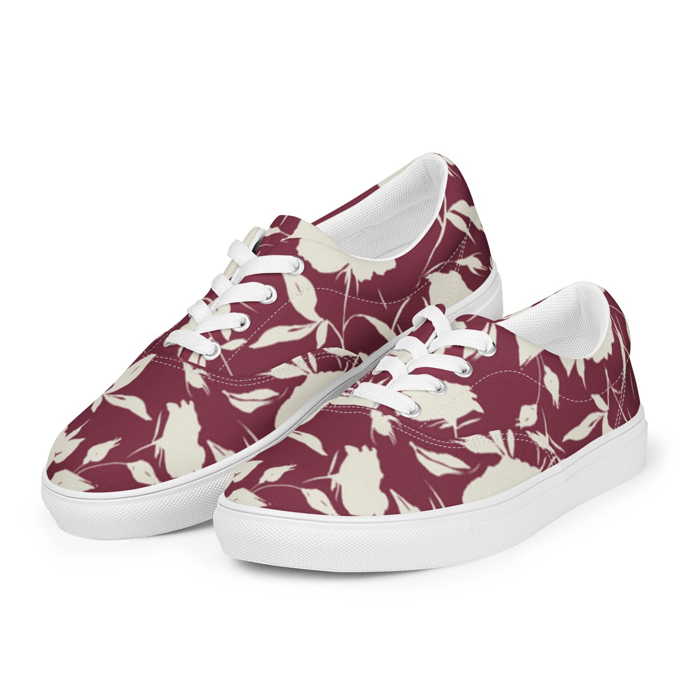 Women’s lace-up canvas shoes