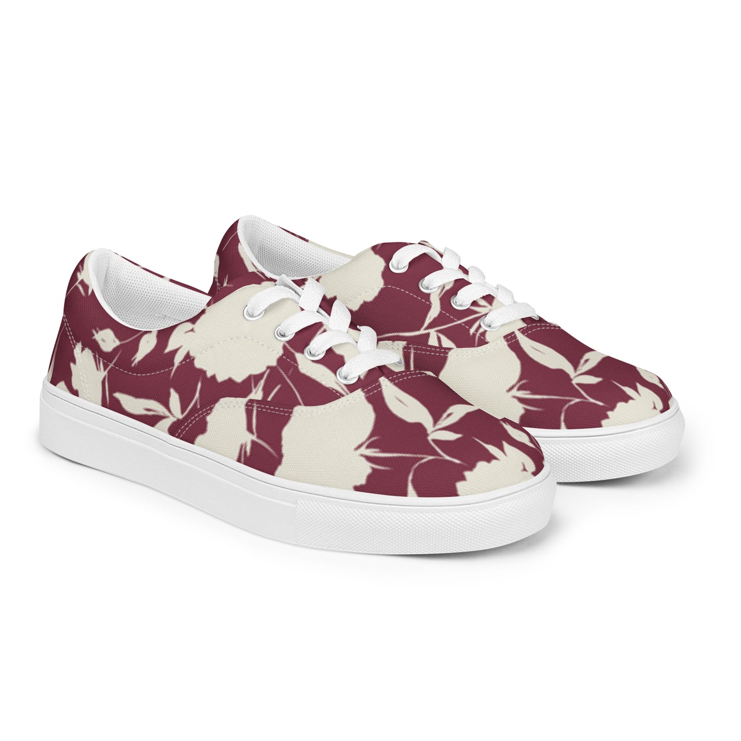 Women’s lace-up canvas shoes